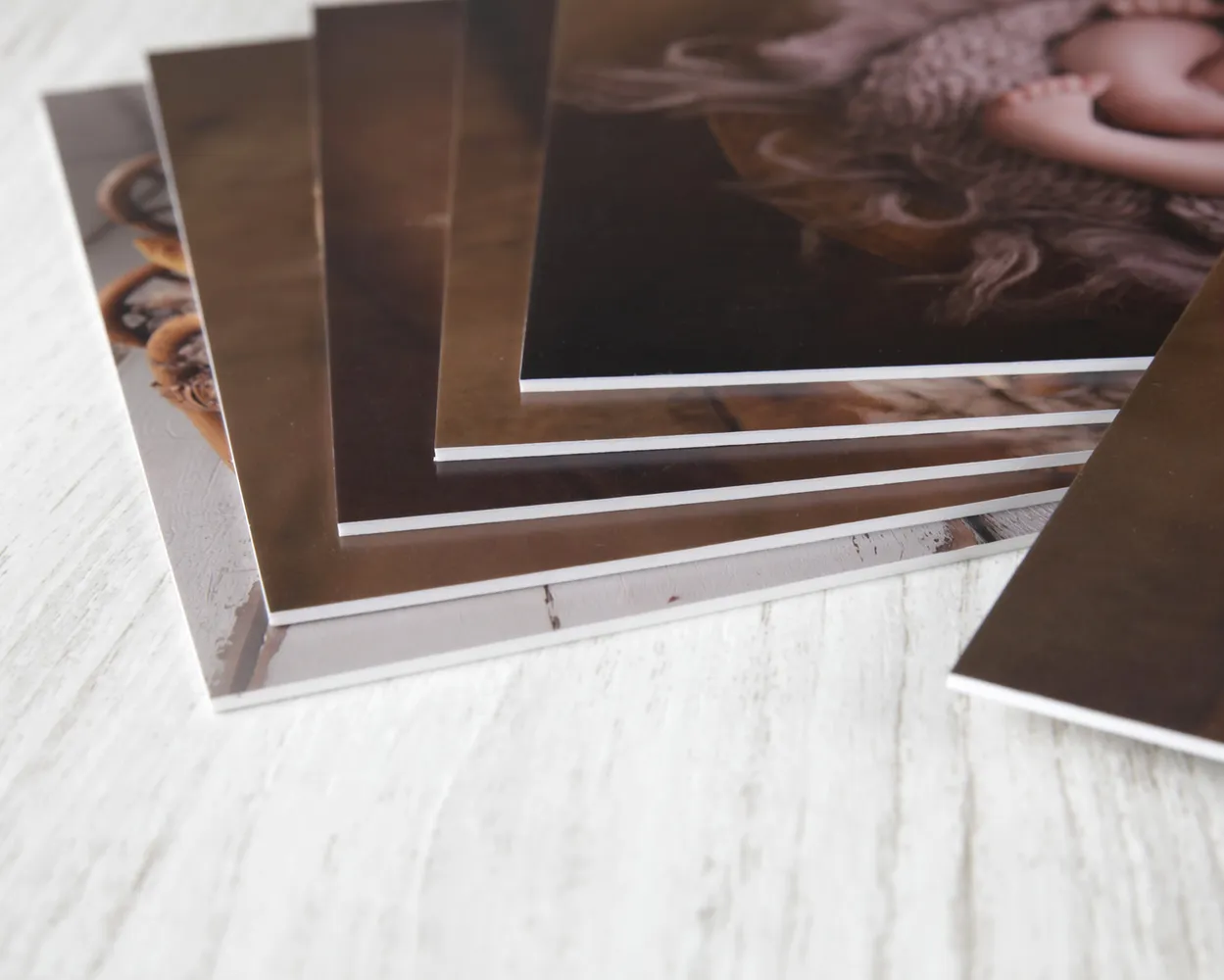 Foto sobre cartón grueso + Logo