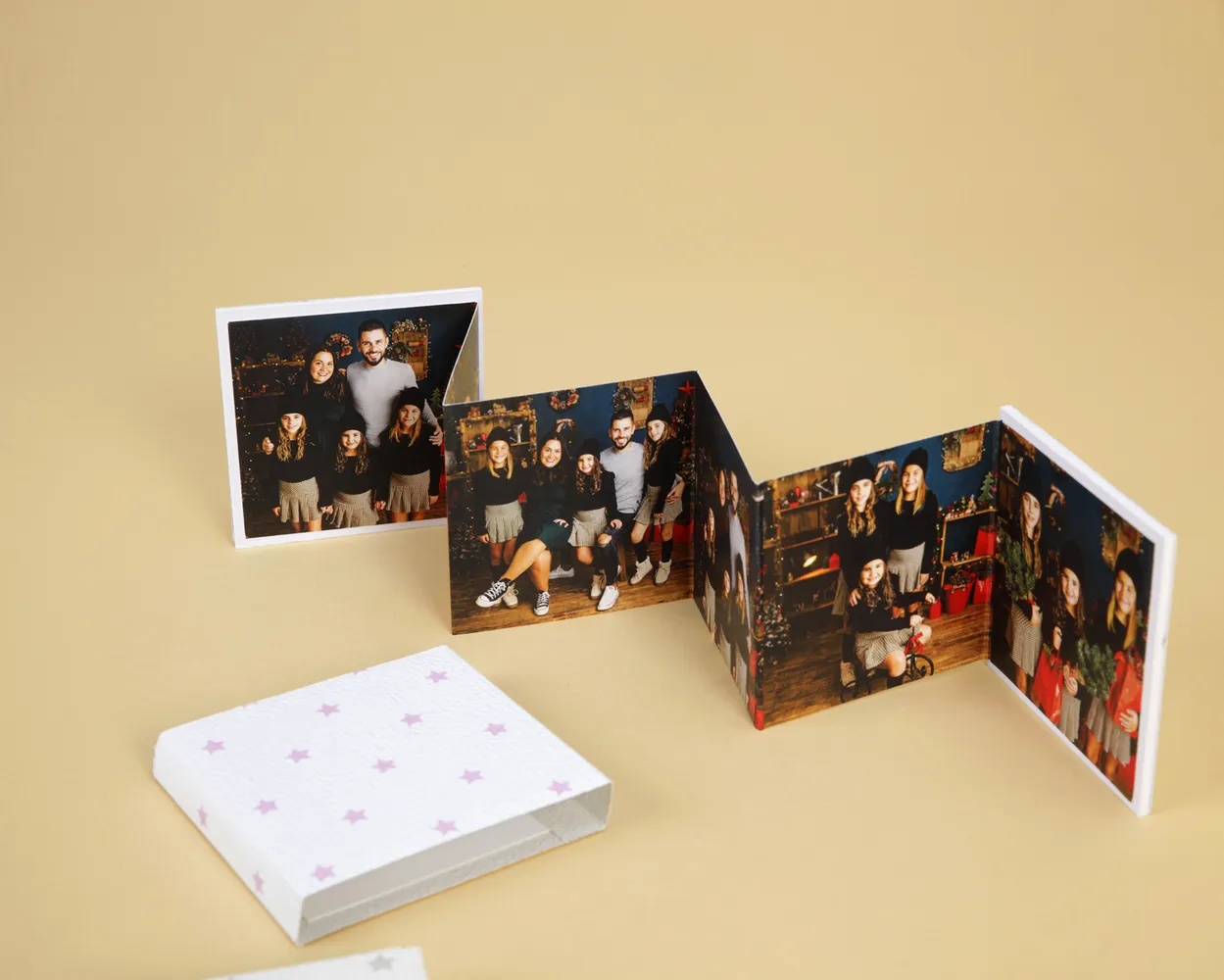 Mini acordeón 7x7 cm<br>(multiples de 2 unidades)