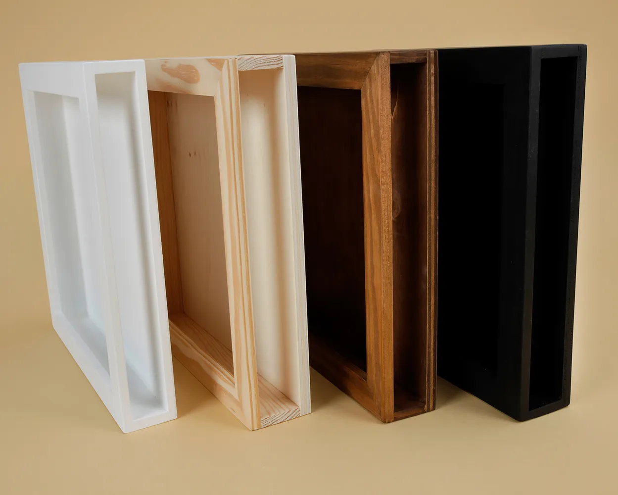 Caja madera marco<br>Passe Partout