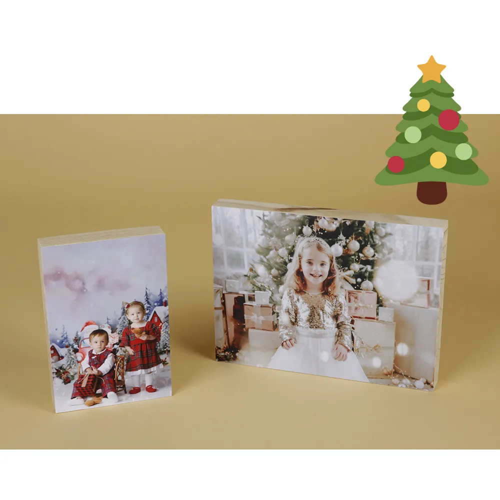 Christmas Taco de madera 22mm