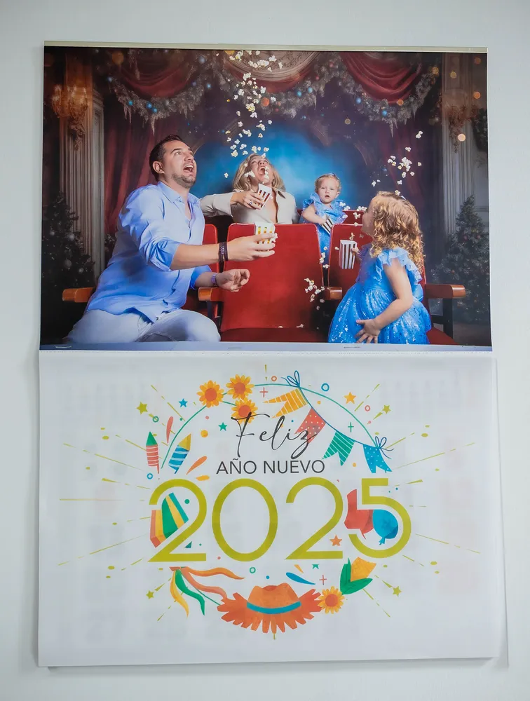 Calendario grande pared