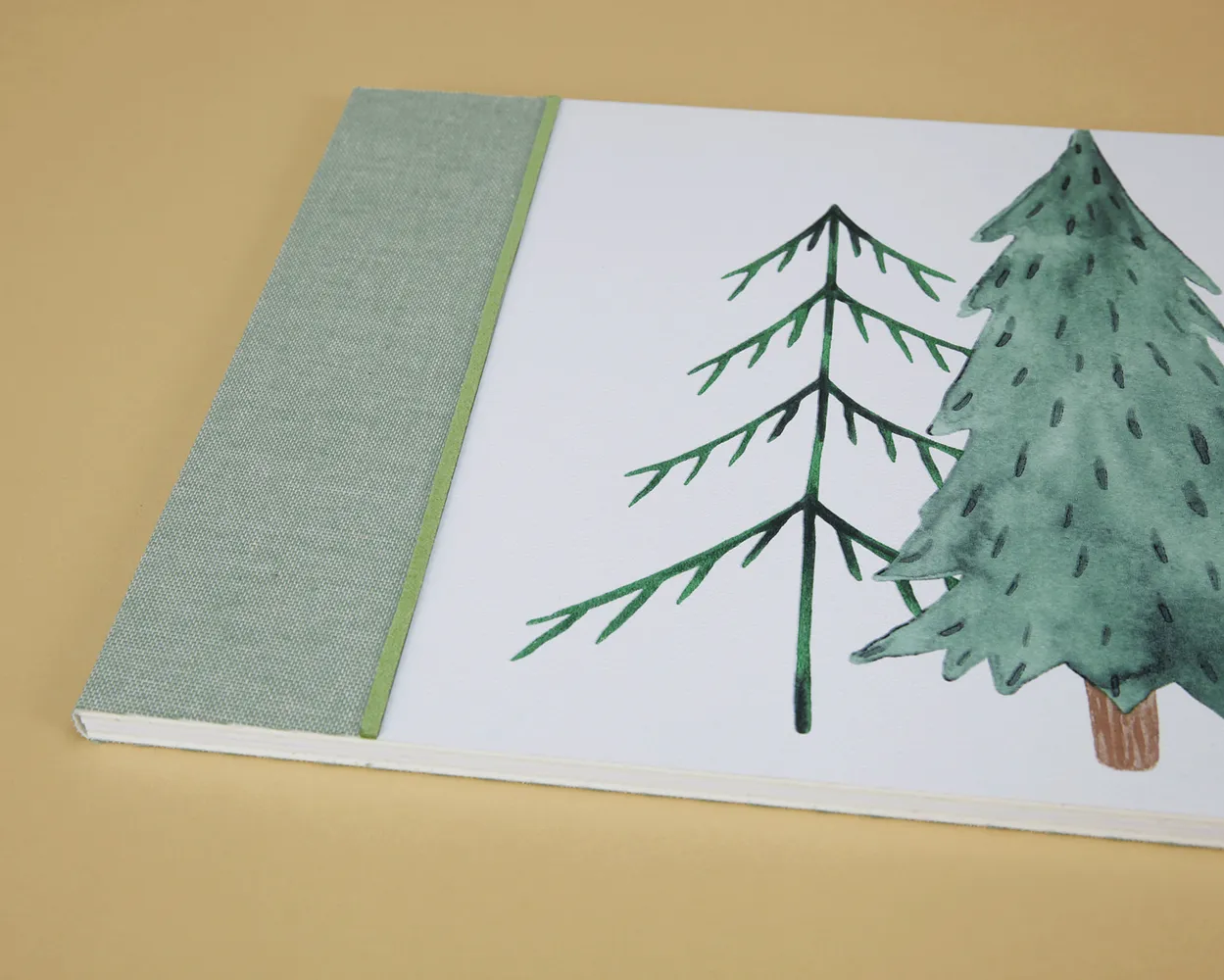 Christmas Acordeón Foto Árbol