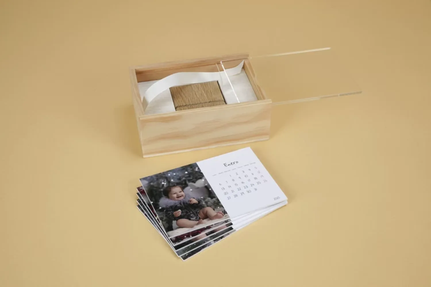 Christmas Calendar Wooden Box