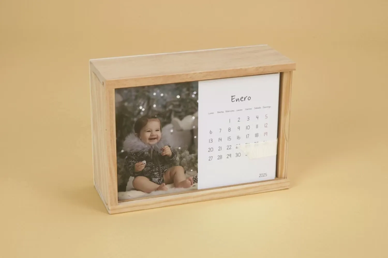 Christmas Calendar Wooden Box