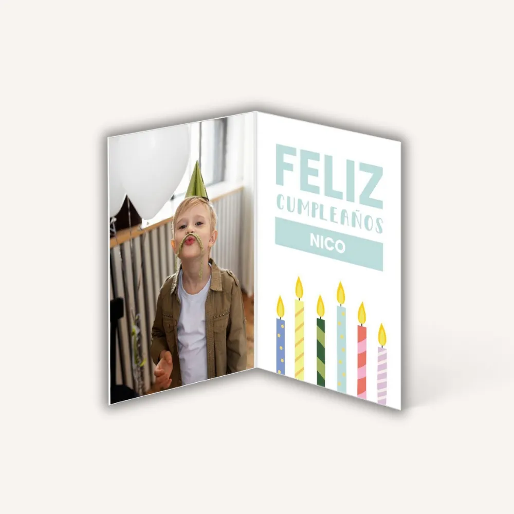 Díptico Cumpleaños