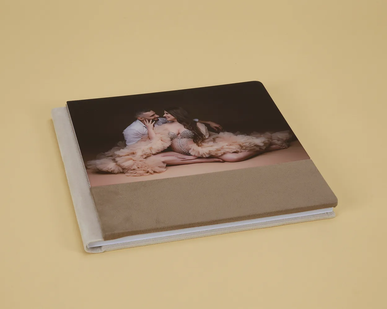 Álbum Tapa Metacrilato combinada con material