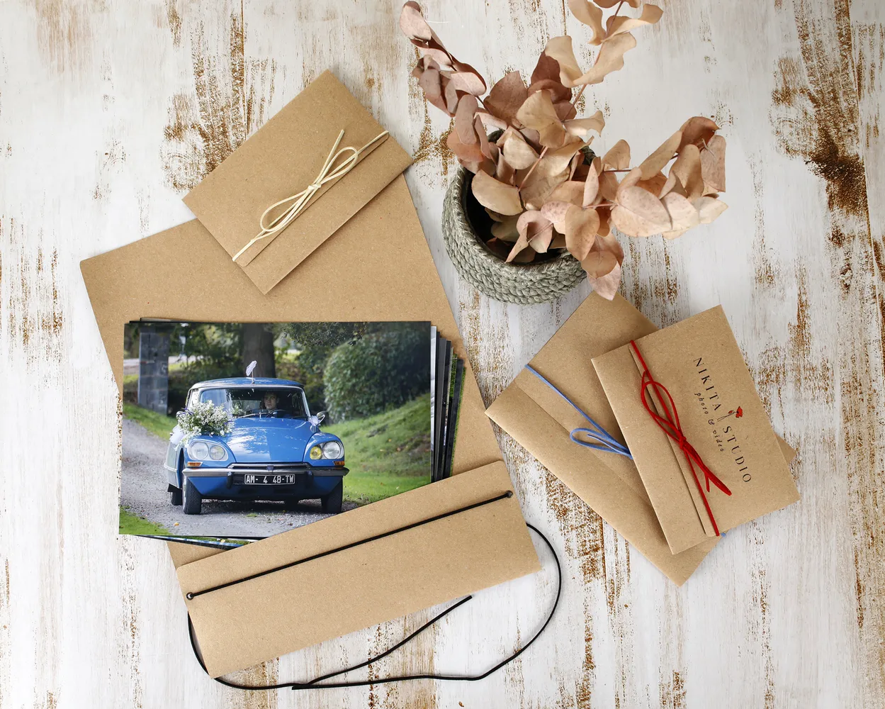 Sobres piel reciclada