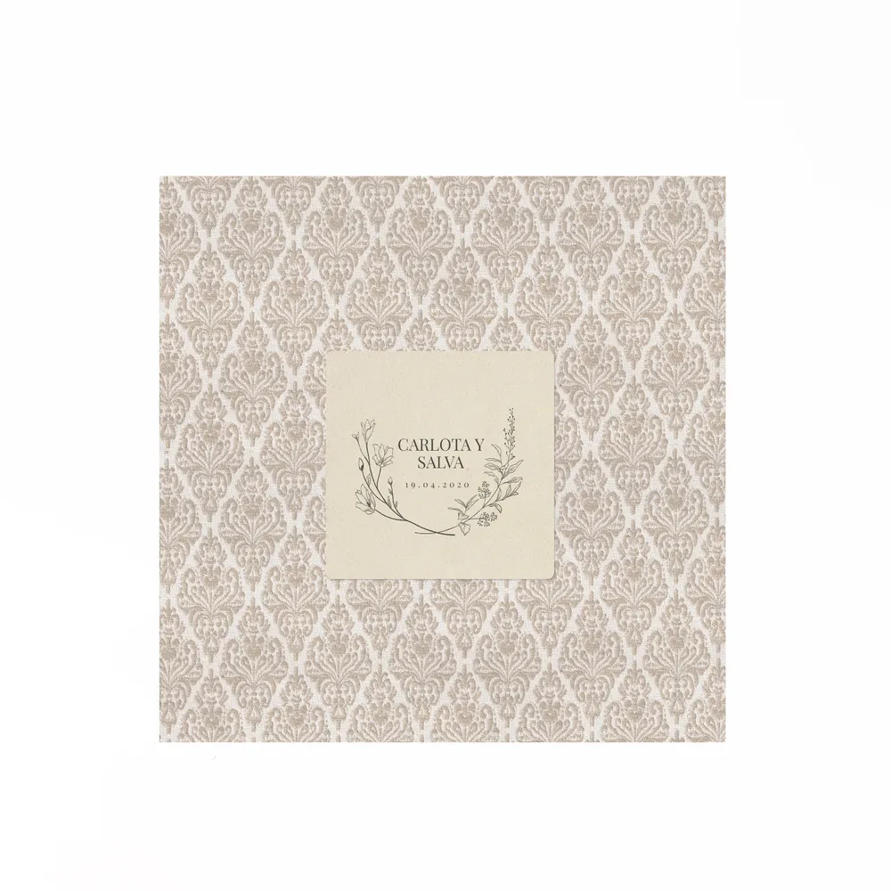 Caja Wendy Boda + Chapa Cuadrada Pack